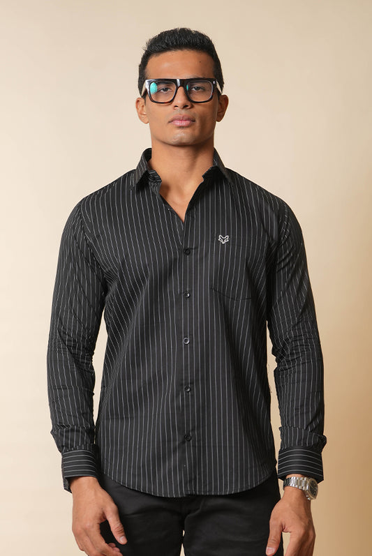 Striped Casual Cotton Shirt