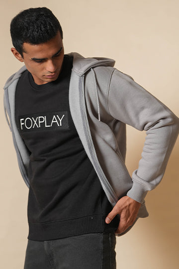 Hoodie - Grey – FOXPLAY CLOTHING