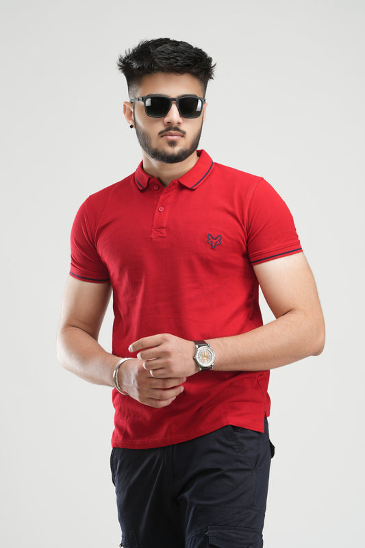 Polo T-shirt - Red